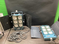 Colortran mini-brute 6 lqd 6 retro toneellicht (2x) - afbeelding 1 van  2