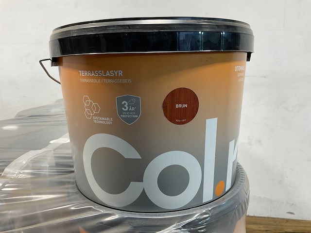 Col.r tuinbeits - bruin - 10 liter (22x) - afbeelding 3 van  10
