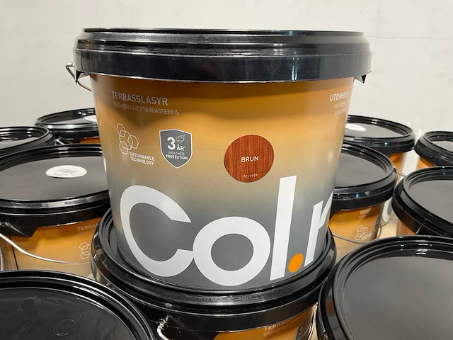 Col.r tuinbeits - bruin - 3 liter (24x) - afbeelding 3 van  10