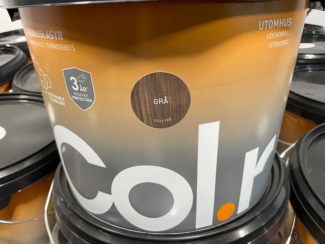 Col.r tuinbeits - grijs - 3 liter (98x) - afbeelding 3 van  7