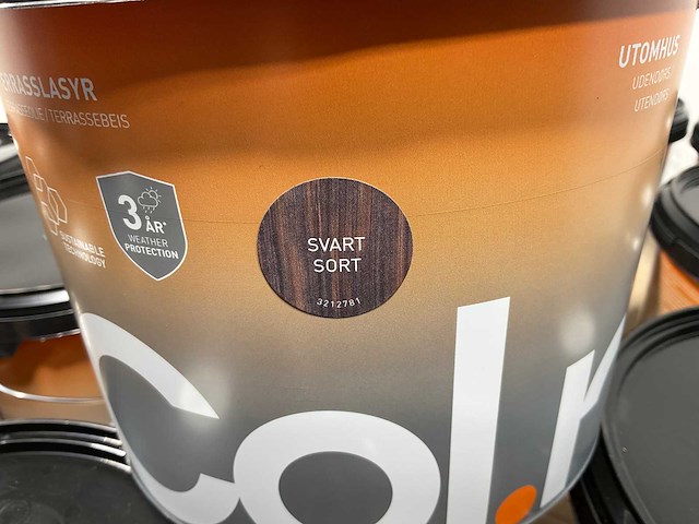 Col.r tuinbeits - zwart - 3 liter (48x) - afbeelding 4 van  10