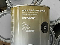Col.r zwarte deur- en raam buitenverf 1l (66x) - afbeelding 3 van  5