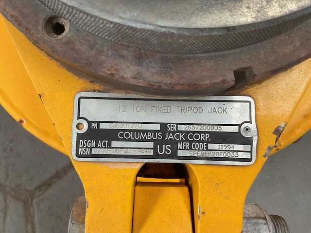 Columbus fixed tripod garagekrik - afbeelding 5 van  5