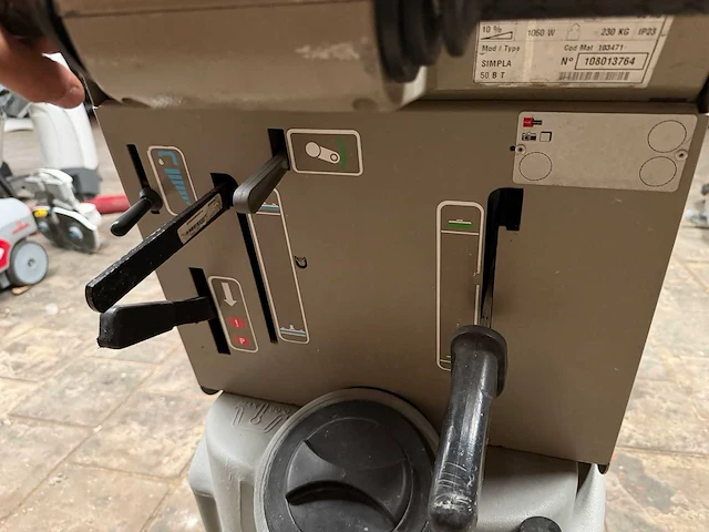 Comac - simpla 50 b t - schrob-zuigmachine - afbeelding 6 van  7