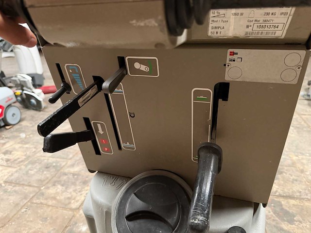 Comac - simpla 50 b t - schrob-zuigmachine - afbeelding 6 van  6