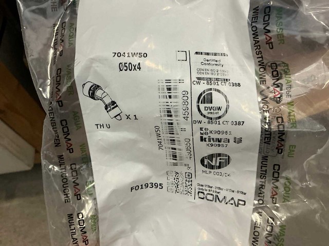 Comap multiskin kniekoppeling 45graden (17x) - afbeelding 3 van  3