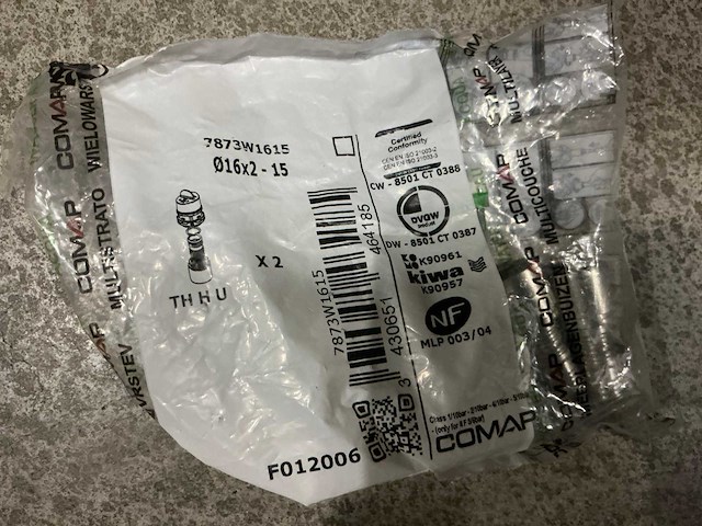 Comap partij lasmoffen 16x15mm - afbeelding 2 van  2