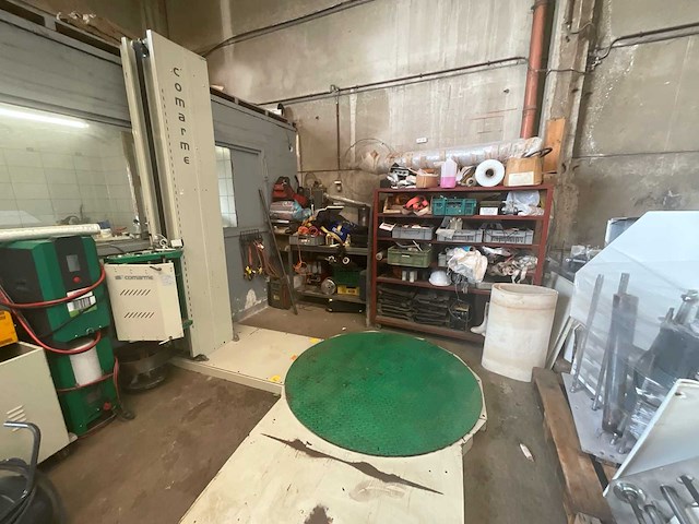 Comarme palletverpakkingsmachine / rekverpakkingsmachine plastic folieverpakkingsmachines op pallets - afbeelding 2 van  6