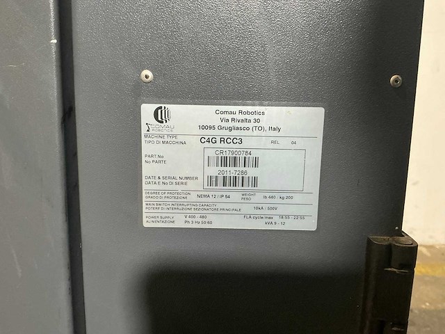 Comau - 2011 - c4g-rcc3 - lasrobot - afbeelding 5 van  7