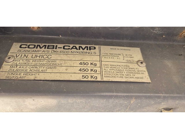 Combi camp - easy - vouwwagen - afbeelding 13 van  13