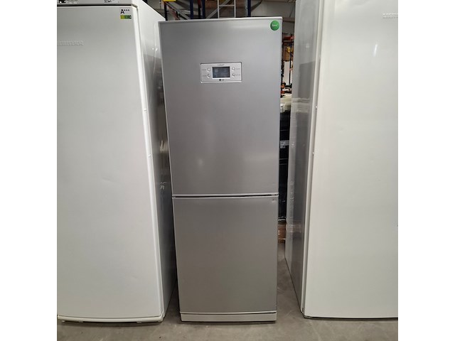 Combi koelkast a++, lg no frost, gcb359plqa, grijs / chroom - afbeelding 1 van  6