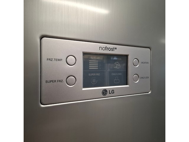 Combi koelkast a++, lg no frost, gcb359plqa, grijs / chroom - afbeelding 6 van  6