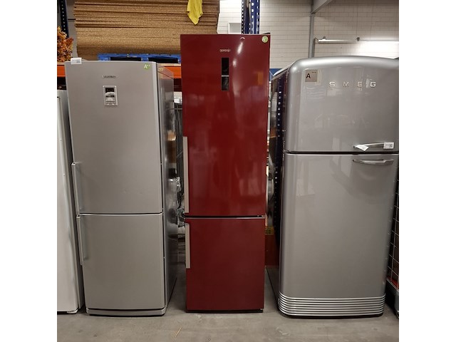 Combi koelkast, gorenje no frost, hzf3769e, rood - afbeelding 4 van  11