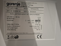 Combi koelkast, gorenje no frost, hzf3769e, rood - afbeelding 11 van  11