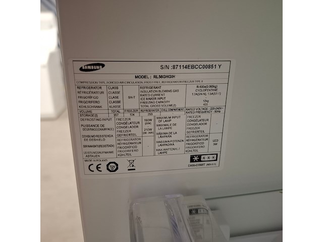 Combi koelkast no frost, samsung a+++, grijs / chroom - afbeelding 2 van  10