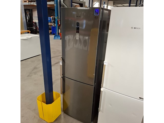Combi koelkast no frost, samsung a+++, grijs / chroom - afbeelding 1 van  10