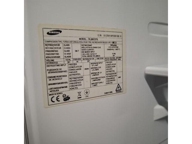 Combi koelkast, samsung, rl38hcsw - afbeelding 6 van  6