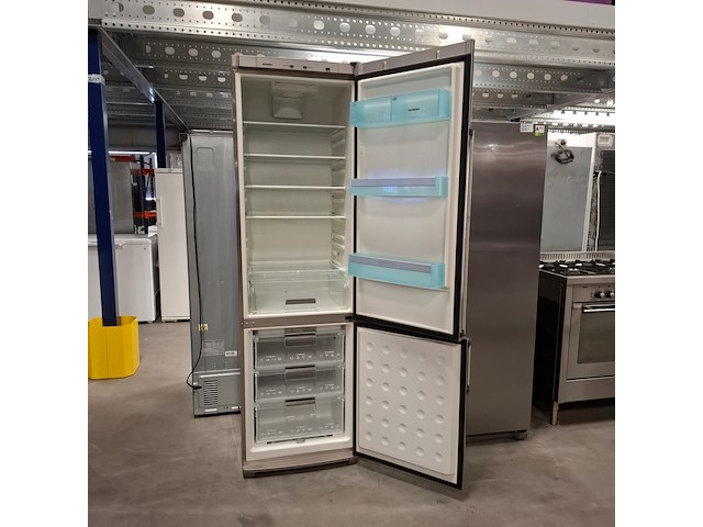 Combi koelkast, siemens, kg39m390, grijs / chroom - afbeelding 2 van  6