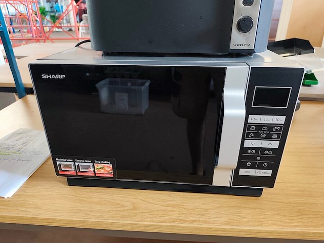 Combi oven sharp , toaster zwarte kleur (19,28) - afbeelding 5 van  8