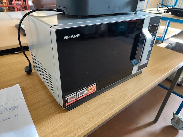 Combi oven sharp , toaster zwarte kleur (19,28) - afbeelding 7 van  8