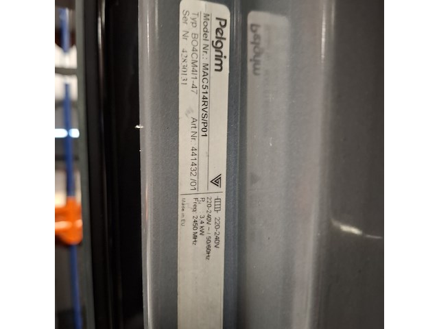 Combi oven/magnetron, pelgrim, bo4cm4l1-47, grijs / chroom - afbeelding 6 van  6