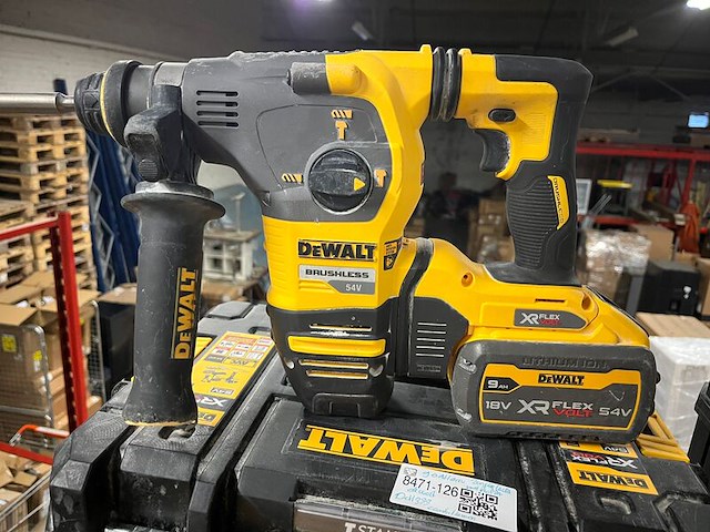 Combihamer in koffer, 1x accu dewalt, dch333 - afbeelding 3 van  6