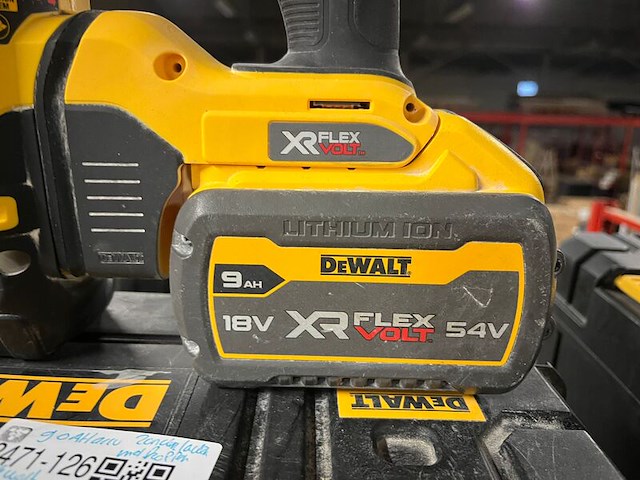 Combihamer in koffer, 1x accu dewalt, dch333 - afbeelding 5 van  6