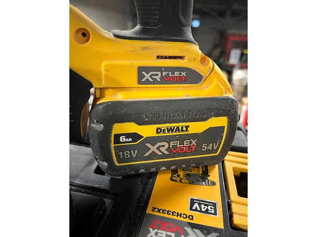 Combihamer in koffer, 1x accu dewalt, dch333 - afbeelding 4 van  6