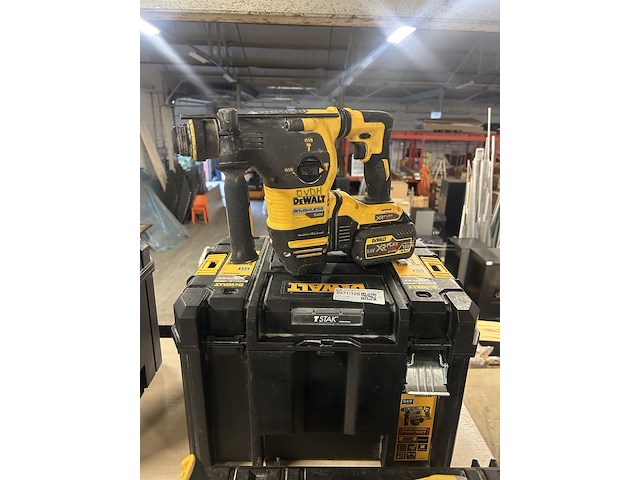 Combihamer in koffer, 1x accu dewalt, dch333 - afbeelding 1 van  5