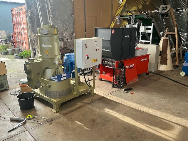 Combikavel (kavels 2/3/4) – complete molen- en shredderlijn (kahl + weima + transportlijn) - afbeelding 1 van  85