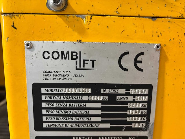Combilift - 2017 - jedy 3555 - 5.45m triplex - zijlader - afbeelding 9 van  18