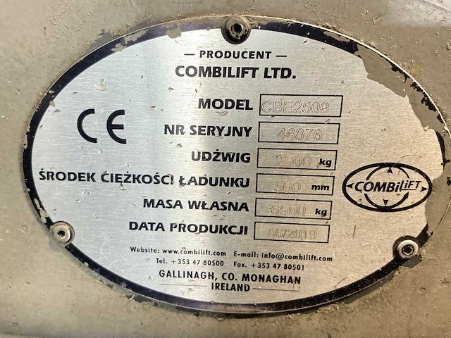 Combilift - 2019 - c2000cbe - zijlader - afbeelding 2 van  18