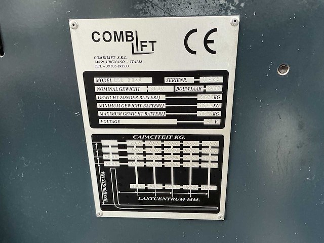 Combilift - esl-3048 - forklift trucks - 2019 - afbeelding 2 van  7