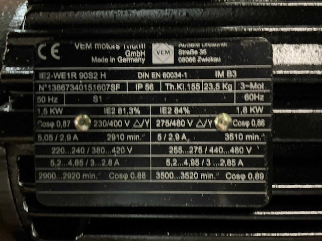 Combimac 91b410-04/r2lo vacuümpomp - afbeelding 10 van  10