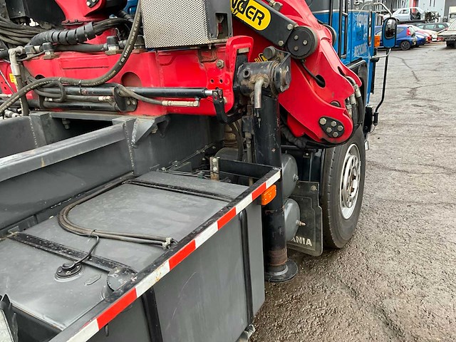 (combinatie) 1980 scania lbfs 141 s46 v8 vrachtwagen met laadkraan - afbeelding 17 van  44