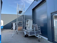 Combinatie custers rolsteiger en hapert r30 rolsteigeraanhangwagen