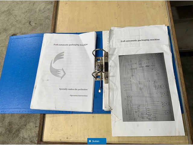 Combinatie kavel sachet vulmachines: kavel 77 t/m kavel 82 (c) - afbeelding 5 van  7