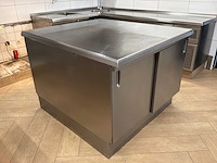 Combinatie professionele rvs horecakeuken met koel-/werkbanken, spoelkeuken en afzuiginstallatie - afbeelding 9 van  31