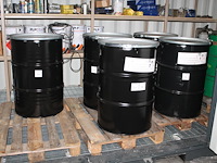 Combinatie van 3 drums verf duocoat en 2 drums primer fosfozink er ral7037. kavels u031 t/m u035 combinatiekavel - afbeelding 1 van  3