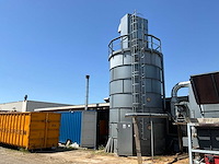 Combinatie van kavels 1 en 2 “eta” biomassaketel en houtspannen silo