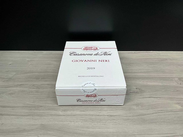 Combinatie van kavels 4 t/m 6 casanova di neri brunello di montalcino giovanni neri 2019 (3x) - afbeelding 1 van  4