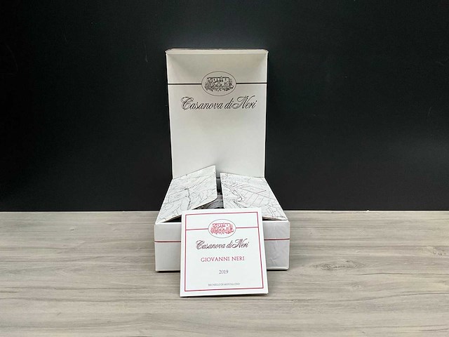 Combinatie van kavels 4 t/m 6 casanova di neri brunello di montalcino giovanni neri 2019 (3x) - afbeelding 2 van  4