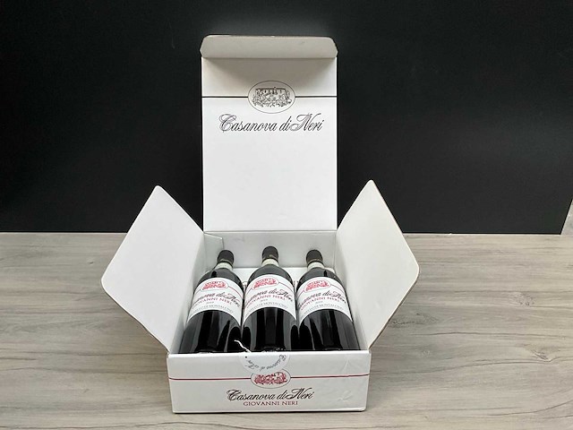 Combinatie van kavels 4 t/m 6 casanova di neri brunello di montalcino giovanni neri 2019 (3x) - afbeelding 4 van  4