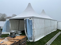 Combinatie van kavels 6 t/m 8 (4x pagodetent en transportbak) - afbeelding 3 van  3