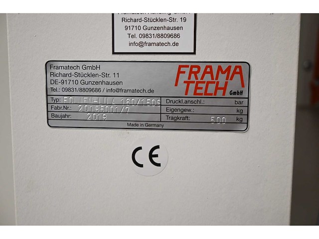 Combinatiekavel complete benteler / burkle lamineerlijn kavel 401-408 - afbeelding 8 van  179