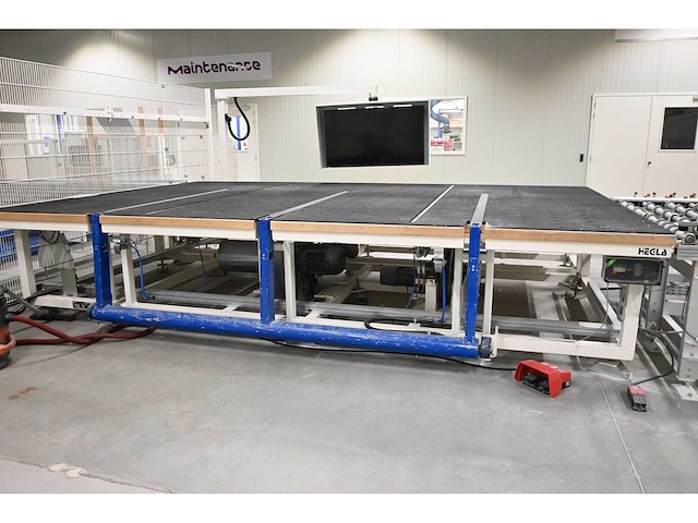 Combinatiekavel complete hegla / benteler glasbewerkingslijn met transportbanen en glaslaadsysteem, kavels 100-119 - afbeelding 6 van  221