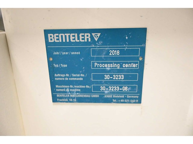 Combinatiekavel complete hegla / benteler glasbewerkingslijn met transportbanen en glaslaadsysteem, kavels 100-119 - afbeelding 33 van  221