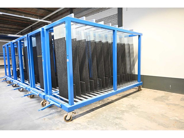 Combinatiekavel complete hegla / benteler glasbewerkingslijn met transportbanen en glaslaadsysteem, kavels 100-119 - afbeelding 89 van  221