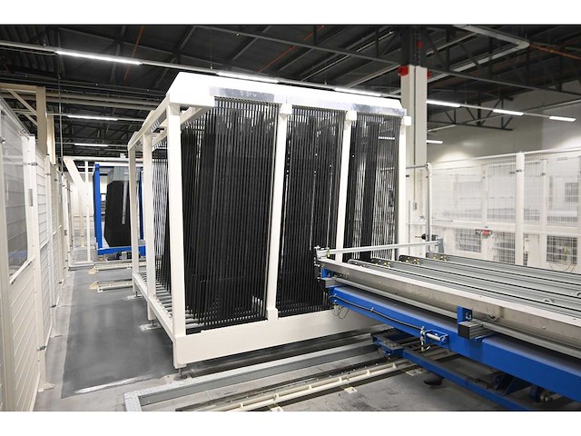 Combinatiekavel complete hegla / benteler glasbewerkingslijn met transportbanen en glaslaadsysteem, kavels 100-119 - afbeelding 110 van  221