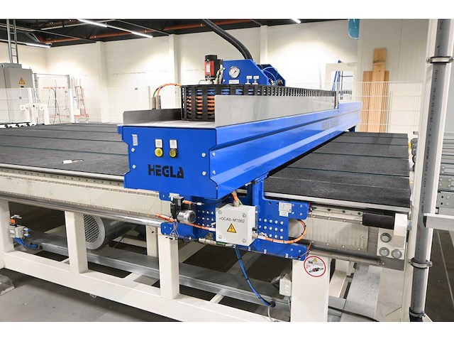 Combinatiekavel complete hegla / benteler glasbewerkingslijn met transportbanen en glaslaadsysteem, kavels 100-119 - afbeelding 185 van  221